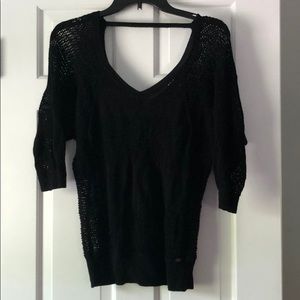 Guess 3/4 sleeve v-neck sweater